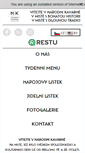 Mobile Screenshot of narodnikavarna.cz